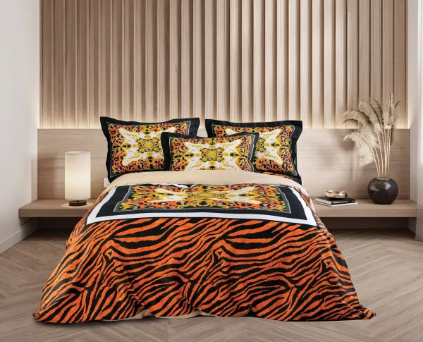 ASIA ΣΕΤ ΠΑΠΛΩΜΑ KING 240x260cm COTTON SATIN DIGITAL PRINT