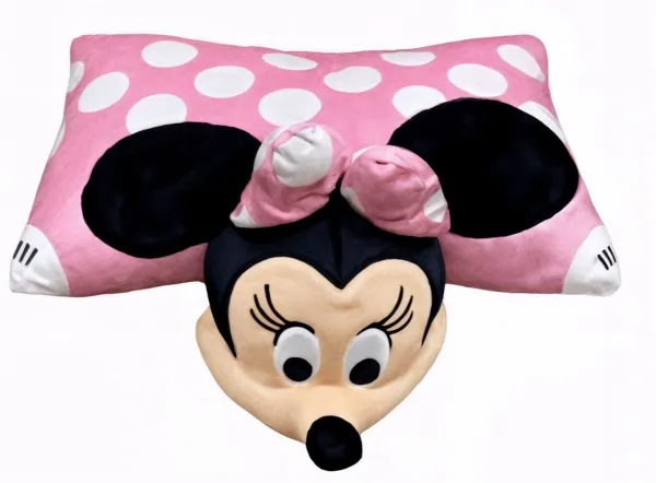 Μαξιλάρι - Λούτρινο 2 σε 1 Disney Home Minnie 88 45x28 Pink 100% Polyester