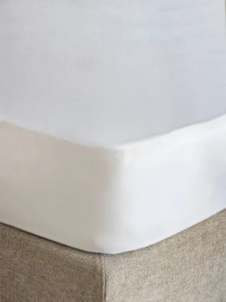 Κάλυμμα Μονό White Comfort 100x200+35 JERSEY WATERPROOF