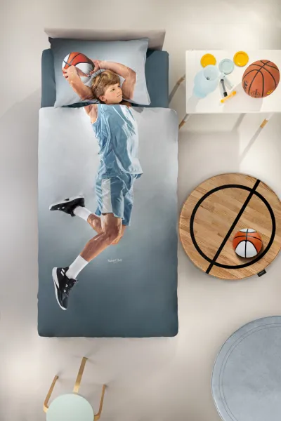 Παπλωματοθήκη & Μαξιλαροθήκη Hoop Cotton 