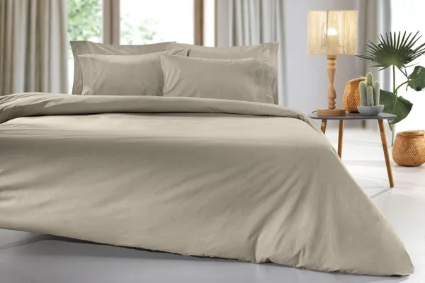 Παπλωματοθήκη Color Plus Taupe 