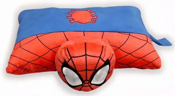 Μαξιλάρι - Λούτρινο 2 σε 1 Marvel Spider-Man 89 45x28 Red-Blue 100% Polyester