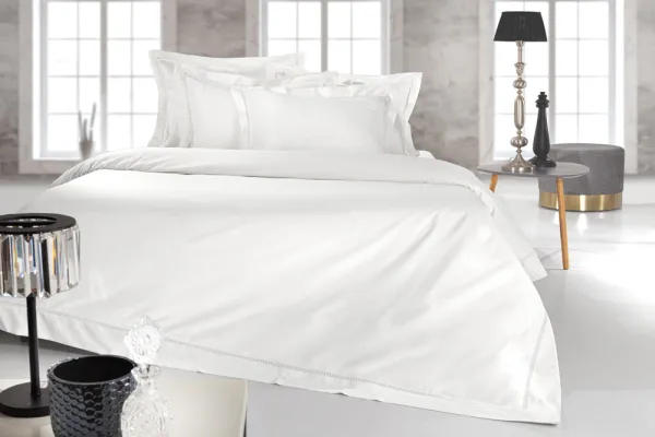 Σετ 3τμχ Παπλωματοθήκη Blend White 