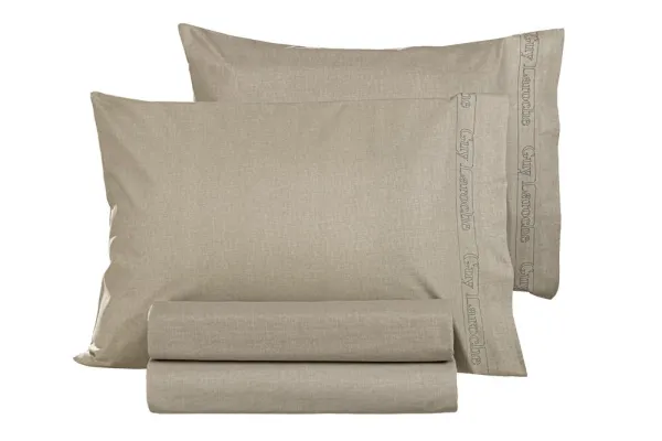 Ζεύγος Μαξιλαροθήκες Color Plus Taupe 