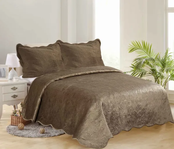 ΚΟΥΒΕΡΛΙ SUPERSOFT ΛΑΧΟΥΡΙ (220cm x 240cm + 2 x 50cm x 70cm ) smoke