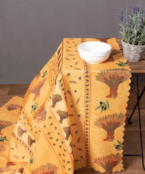 τραπεζομάντηλα (140cm x 240cm) mod3 κίτρινο
