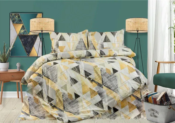 ΠΑΠΛΩΜΑΤΟΘΗΚΗ ΕΜΠΡΙΜΕ Geometrical 333 160X240 Beige 100% Cotton Flannel