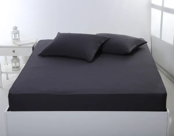 Σεντόνι με λάστιχο jersey (100cm x 200cm + 35cm) dark grey