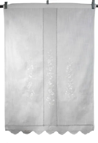κουρτίνα 466 (140cm x 260cm) ivory/άμμου με τούνελ