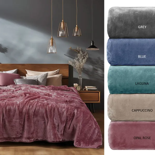 Κουβέρτα Βελουτέ Υπέρδιπλη 220x240 cm Adam Home 700 - 100% Polyester