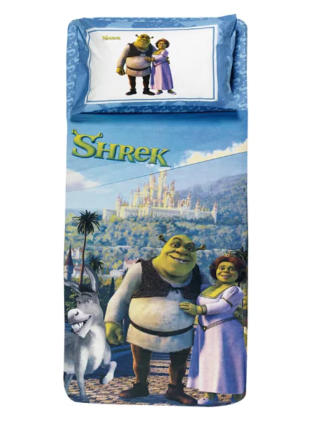 Σετ Παπλωματοθήκη Μονή SHREK 160x240 cm – 100% Cotton