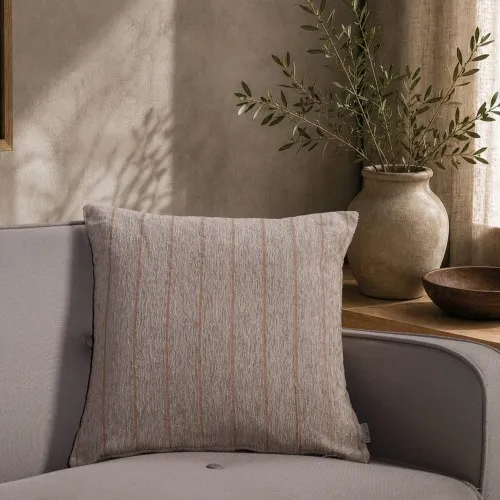 Μαξιλαροθήκη Macon 05 Light Brown Terracotta - 50x50cm