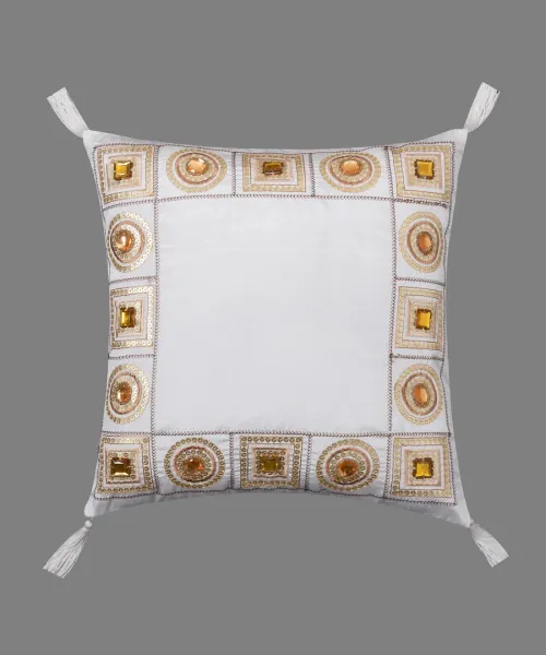 Μαξιλαροθήκη (40cm x 40cm) 612 ΧΝ-03 Λευκό