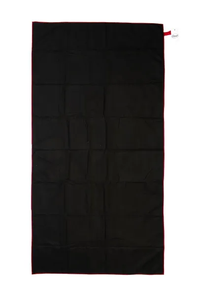 Πετσέτα Θαλάσσης Quick Dry 80x160 Black-Bordeaux 90/10 Polyester/Polyamide