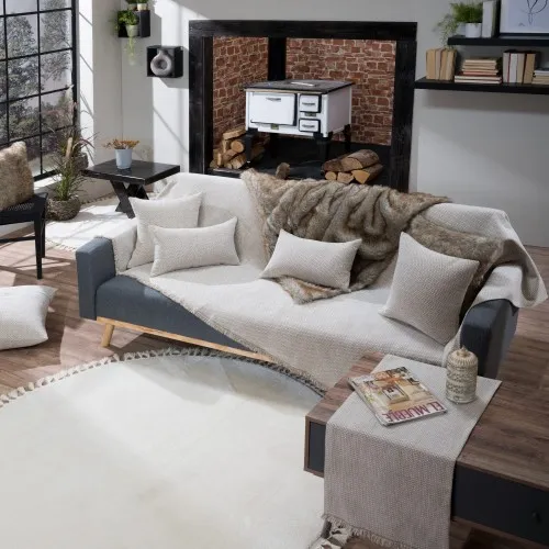 Ριχτάρι Utah 01 Beige - Τετραθέσιο 180x350cm