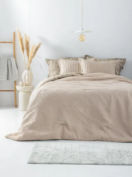 Κουβερλί υπέρδιπλο 220x240 ALISON BEIGE