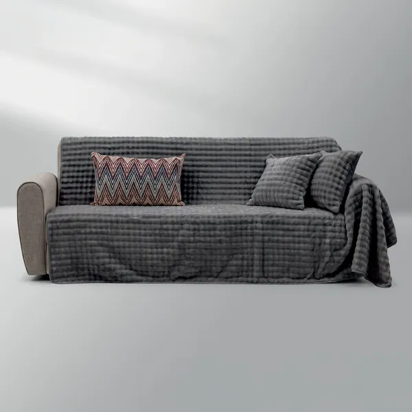LINO Ριχτάρι Πολυθρόνας 180x180 Kvall Γκρι