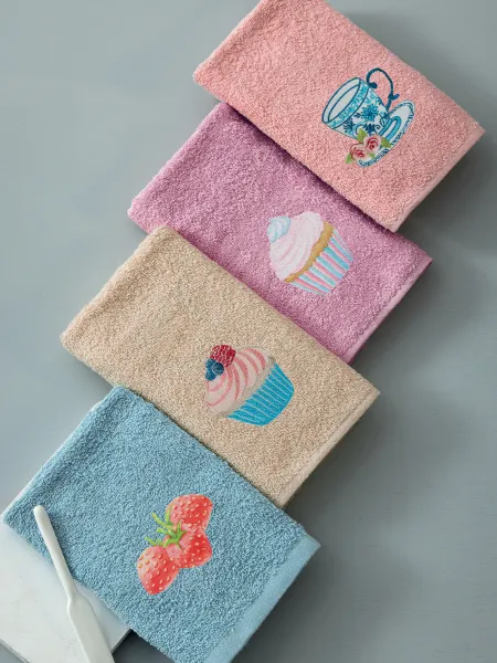 Σετ 4 Πετσέτες Κουζίνας Kitchen Towels 40x70 KT270