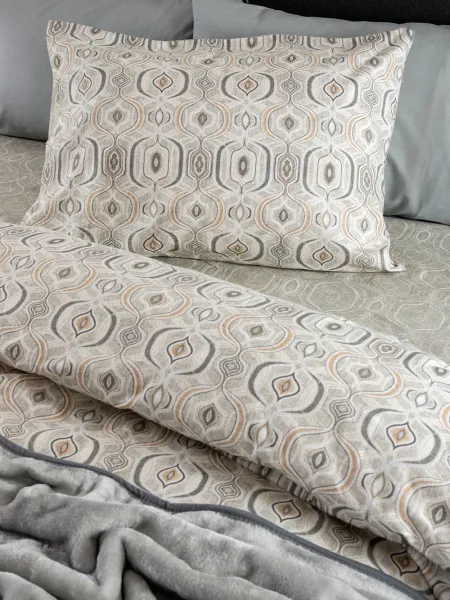 Σετ Παπλωματοθήκη Μονή Flannel Beauty 170x250 FB0252