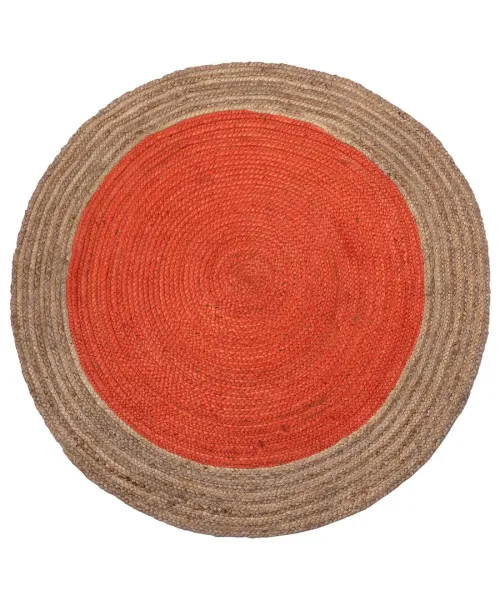 Χαλί γιούτα 1705 (120cm) teracotta
