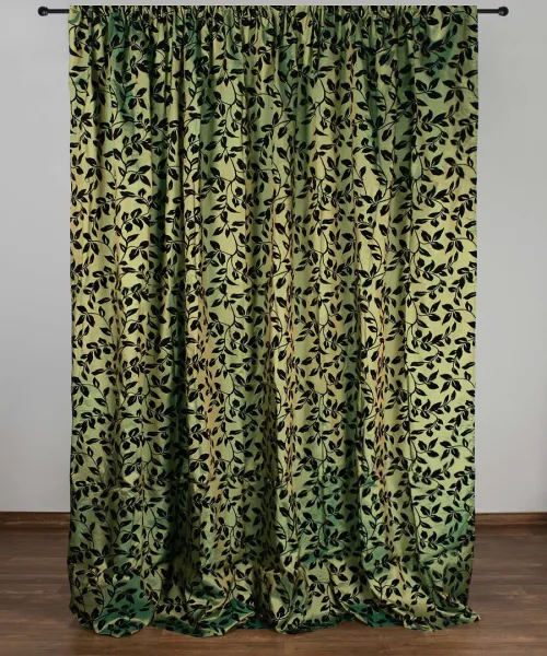 Κουρτίνα 081 (300cm x 275cm) με τρέσα λαχανί