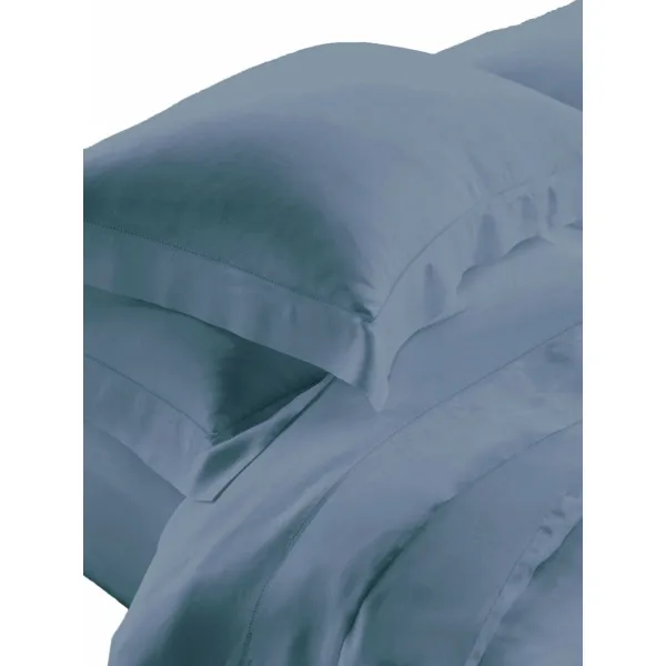 AZUR NEW GREY8 ΣΕΤ ΣΕΝΤONIA ΥΠΕΡΔΙΠΛΑ  240Χ270CM 2*50X70CM 100% COTTON SATIN 230TC