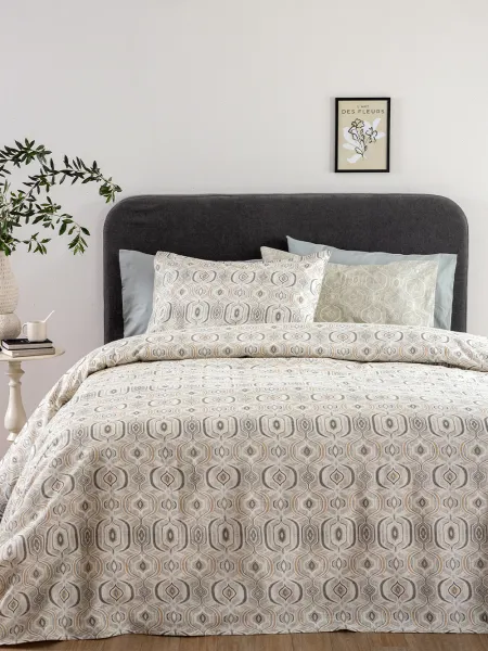 Σετ Παπλωματοθήκη Υπέρδιπλη Flannel Beauty 240x250 FB0252