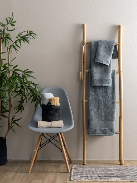 Πετσέτα Χεριών Towels Collection 30x50 NAYA GREY