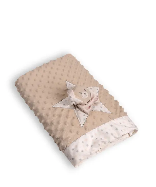 ΒΕΒΕ ΚΟΥΒΕΡΤΑΚΙ FSJ161001J (100cm x 140cm) μπέζ