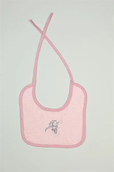 ΣΑΛΙΑΡΑ Με Κέντημα bebe Dreaming Elephant 167 25X25 Ροζ 100% Cotton