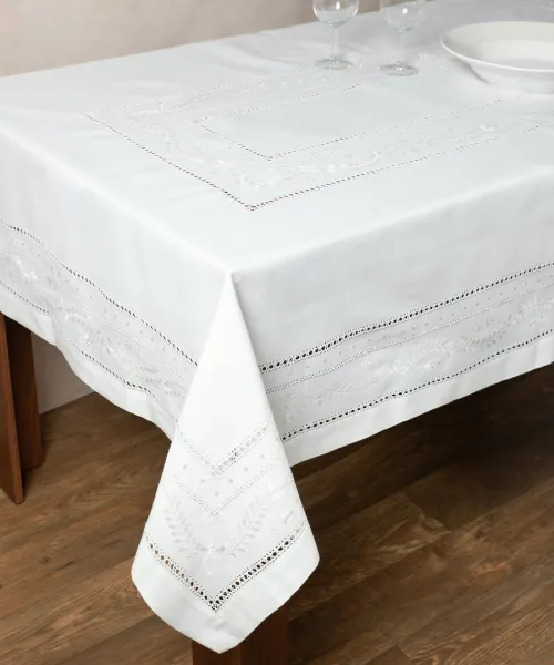 Τραπεζομάντηλο 601 (135cm x 175cm) λευκό