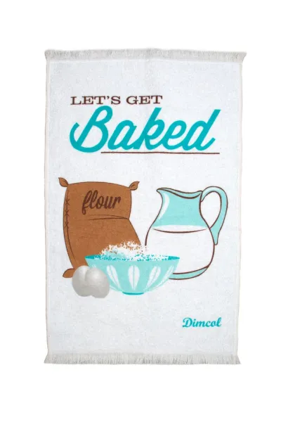 ΠΕΤΣΕΤΑ ΚΟΥΖΙΝΑΣ Baked 07 40Χ60 White ΜΕ ΚΡΟΣΣΙ Βαμβ.