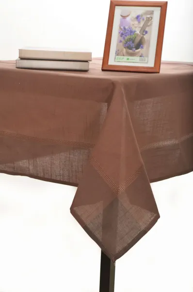τραπεζομάντηλα nx031 (85cm x 85cm) σκούρο καφέ