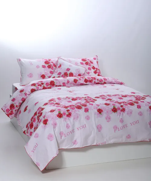 παπλωματοθήκη 215cm x 240cm κατωσέντονο με λάστιχο 160cm x 210cm+19cm 2x50cm x 70cm 40cm x 40cm joy-19a