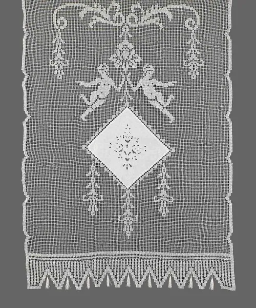 κουρτίνα BG11 TOSCAN (160cm x 160cm) λευκο με τούνελ