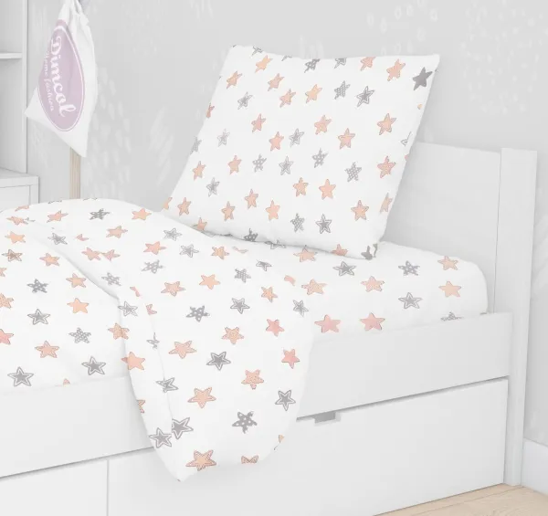 ΜΑΞΙΛΑΡΟΘΗΚΗ ΕΜΠΡΙΜΕ kids Star 103 50X70 Grey Cotton 100%