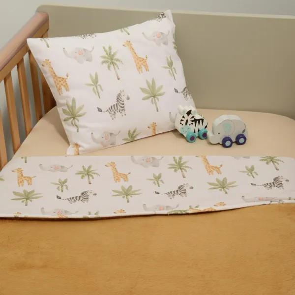 Minky ΝEW Κουβέρτα Κούνιας Διπλής Όψης 100x150 Des.424 Oliver Baby