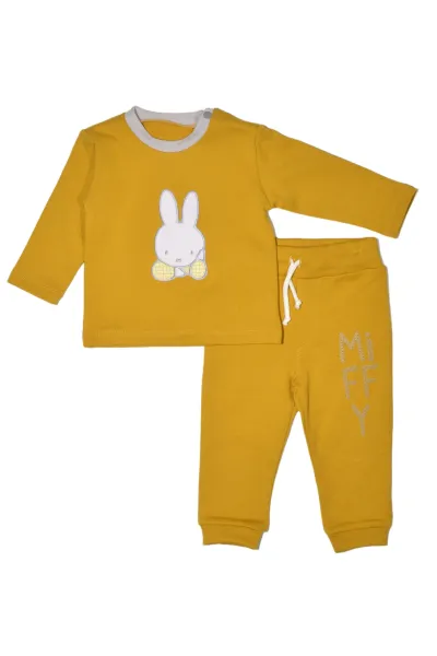 Σετ Φορμάκι & Παντελόνι 9 Μηνών (74cm) Miffy Design 65 Ώχρα
