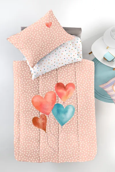 Κουβερλί Amore Salmon Suede