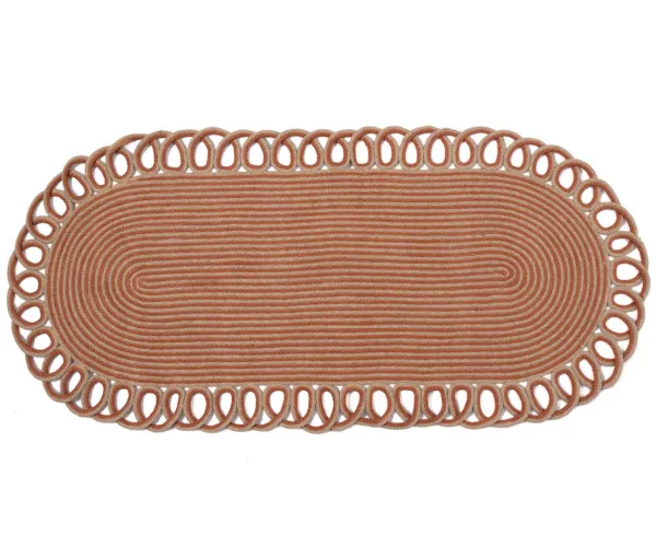 Χαλί γιούτα 1911 (70cm x 160cm) rust