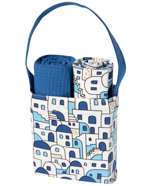Σετ 2 Ποτηρόπανα SilkFashion σε Τσαντάκι 40x65 cm
