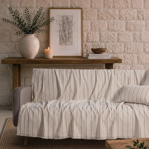 Ριχτάρι Macon 01 Natural Beige - Τριθέσιο 180x300cm