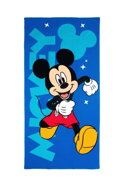 Πετσέτα Θαλάσσης Quick Dry Disney Home Mickey 540 70x140 Blue 100% Microfiber