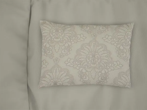 Μαξιλαροθήκη Εμπριμέ Άρτεμις 702 50X70 Beige 100% Cotton