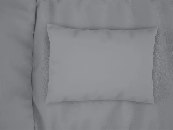 Μαξιλαροθήκες Ζεύγος Exotic Line 50X70+15 Grey 100% Cotton