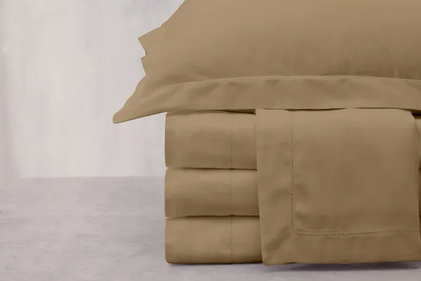 AZUR BEIGE ΣΕΤ ΠΑΠΛΩΜΑ  220x240cm 100%COTTONSATIN 220TC