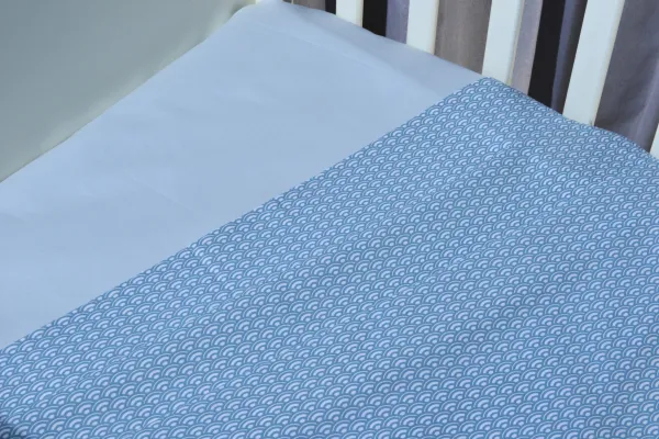 Σετ 2 Σεντόνια Λίκνου 75x110cm 100% Βαμβάκι Des. 146 Oliver Baby