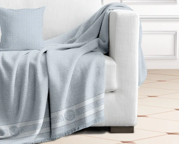 MEDINA Διακοσμητική Μαξ/θήκη BLUE (40Χ40cm) 100% COTTON