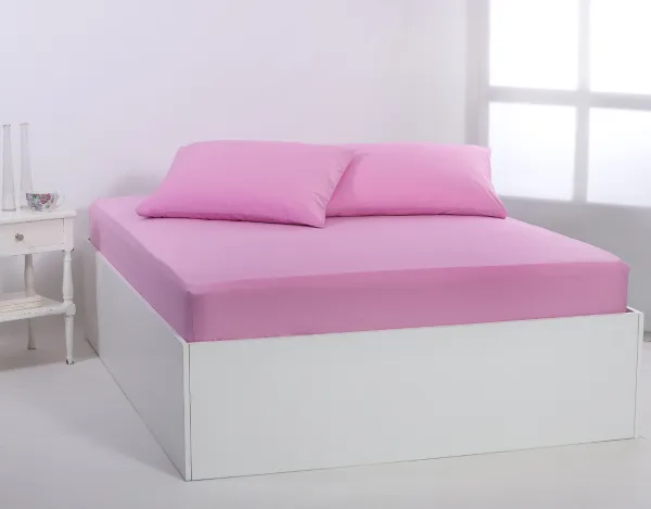Βαμβακερό σεντόνι essentials (125cm x 200cm + 35cm) pastel levander