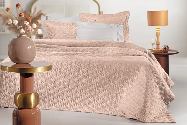Σετ 3τμχ Κουβερλί Honour Old Pink 